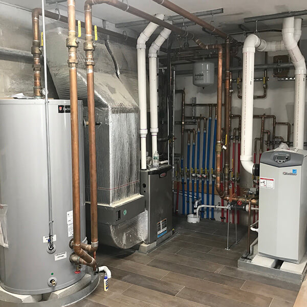 High Efficency Boilers & Water Heaters and a Basement
